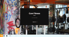 Desktop Screenshot of cure-fitness.com