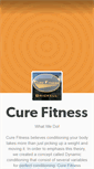 Mobile Screenshot of cure-fitness.com